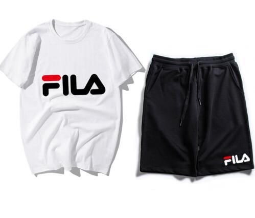 mens fila short sets