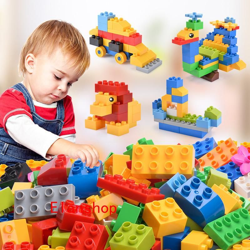 big plastic building blocks