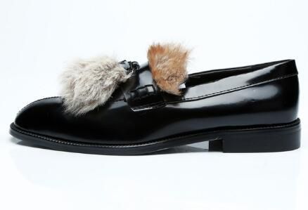 furry slip on