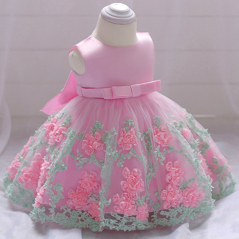 Compra Vestido De Fiesta De Princesa De Cumpleaños De Tutú Para Niños De  Alta Calidad Para Niñas Vestido De Dama De Honor De Encaje Infantil Para  Niñas Vestido De Niña 6 18M