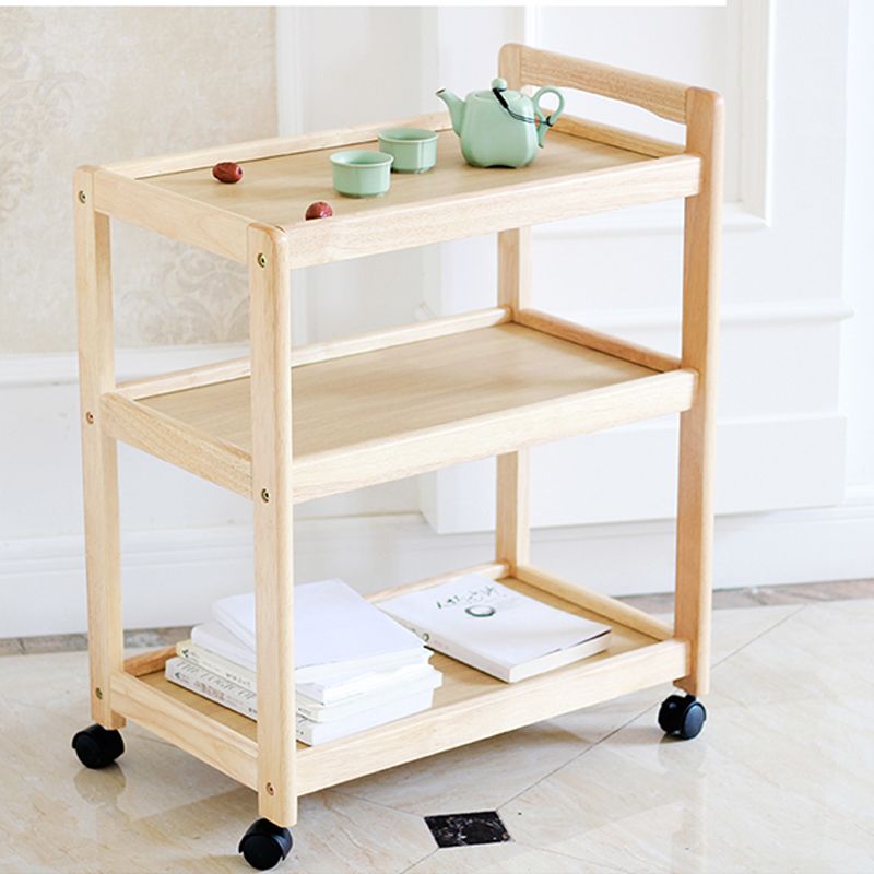 Compre Nuevo Carro De Comedor De Madera Movible Bebidas Multipropósito