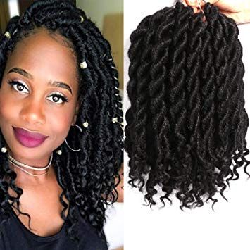 2020 12 Inch Wavy Faux Locs Crochet Hair With Curly Ends Short Bob