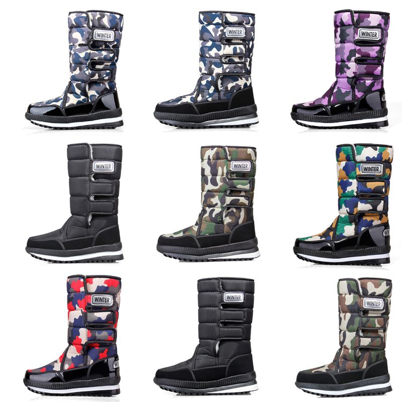 waterproof platform boots