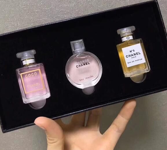 2019 Q Version Brand Perfumes Set 3 In 1 Coco Pink N5 Perfume 5ml*3 Mini  Parfum Kit With Gift Box For Women Xmas Gifts From Mygogo, $13 68 |    
