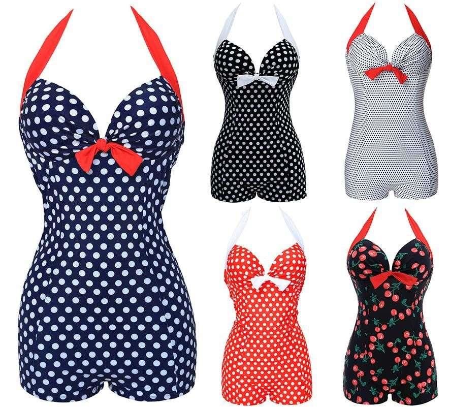 vintage style one piece swimsuits