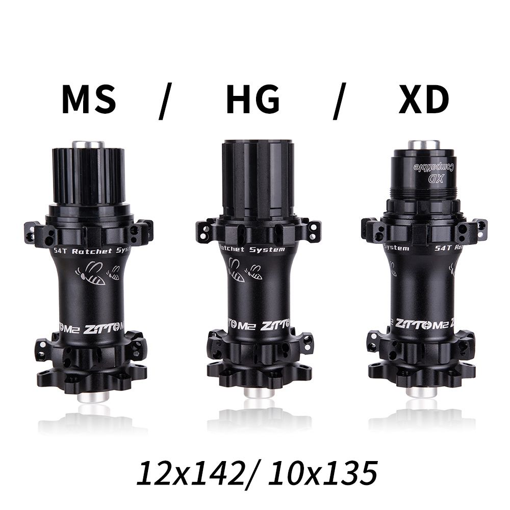 ZTTO M2 MTB Straightpull Hub Ultralight 28 Hole 54T Ratchet HG XD