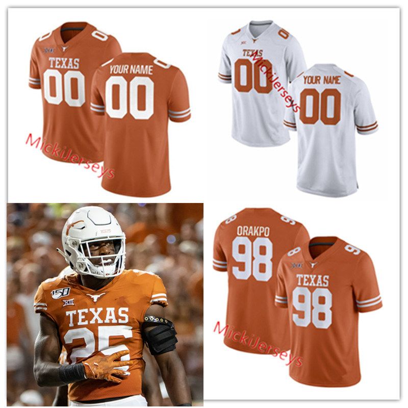 texas longhorns football jersey personalized