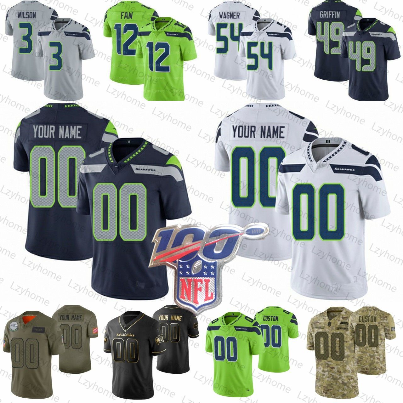 customize seahawks jersey