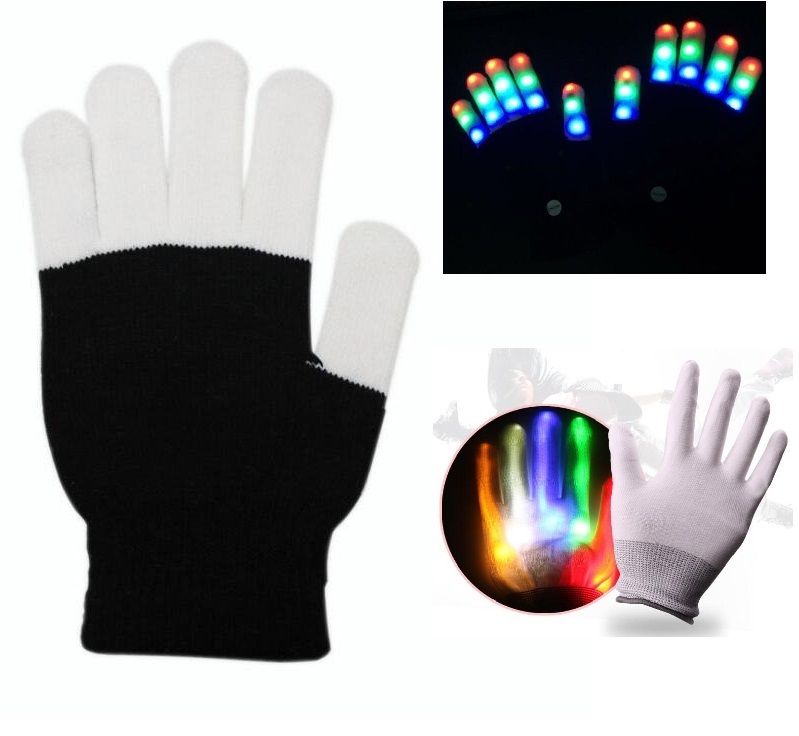 Best Led Light Gloves Stage Performances Props Led Finger Lighting Up