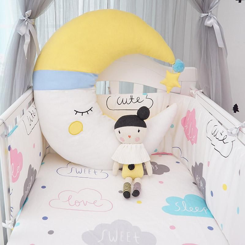 Muslinlife Moon Baby Sleeping Pillows Sweety Kids Room Decorative