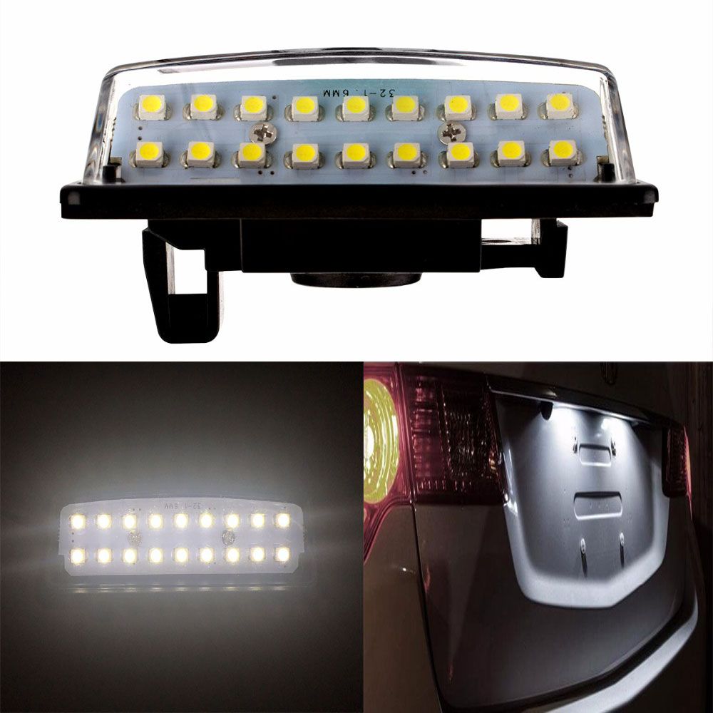 portable license plate light