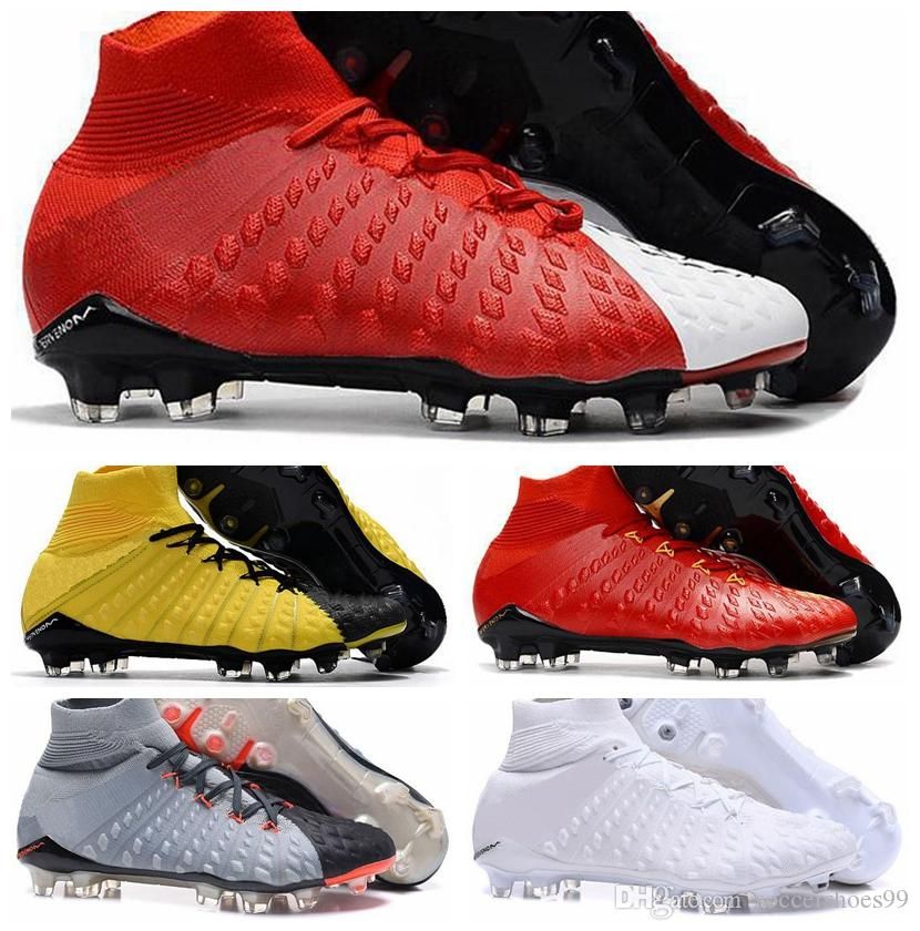 2020 Mens High Ankle Hypervenom Phantom III 3 Elite DF FG Soccer Shoes Cleats Football Boots Cleats Cheap Raised On Concrete Xzs From Zgptshoes, $171.92 | DHgate.Com