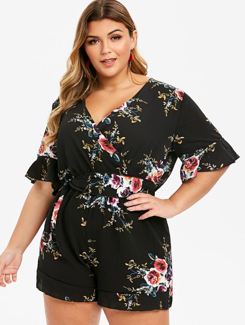 rosegal plus size jumpsuits