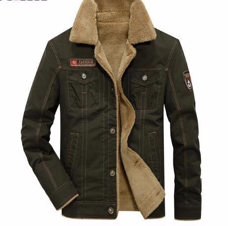 jaqueta masculina estilo militar