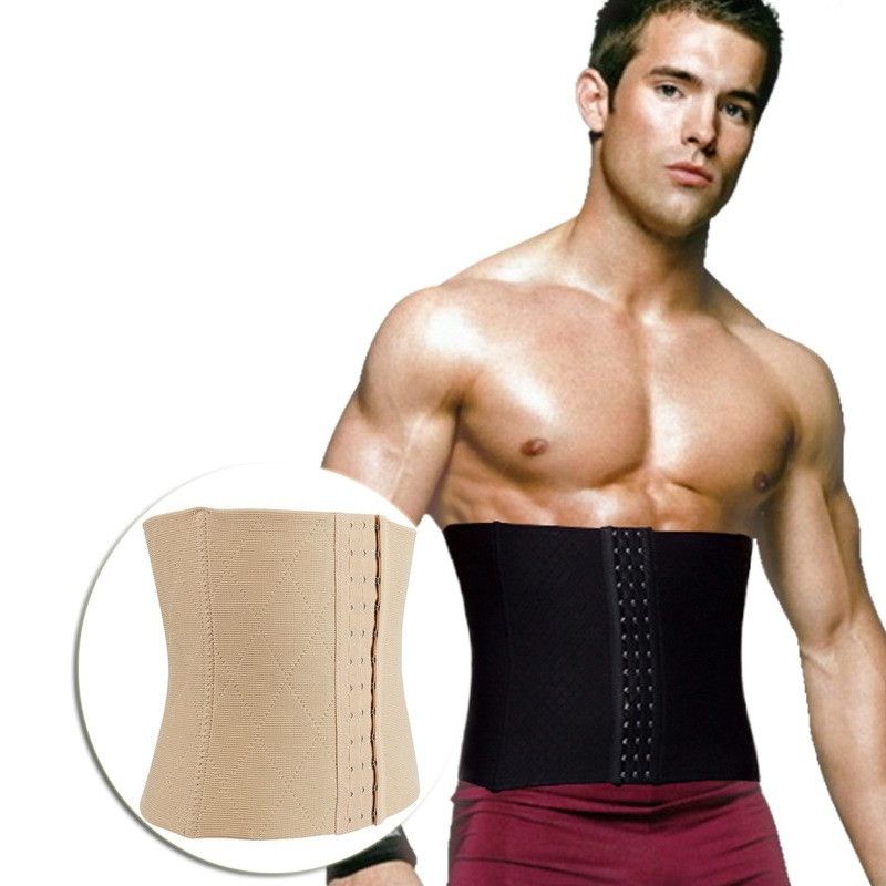 Mens Waist Trainer Belt Weight Loss Trimmer Underwear Body Shaper Cinchers