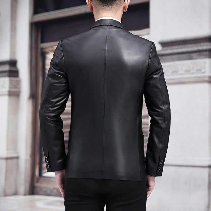 Compra Cuero De Los Hombres Faux Para Hombre Trajes Reales Blazers Single  Breasted Masculina Moda Sheepskin Abrigo CHAQUTAS DE CUERO HOMBRE  MOTOCICLETA BLOUSON 5XL Barato | Entrega Rápida Y Calidad | Es.Dhgate