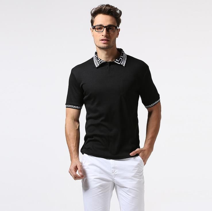 black polo business casual