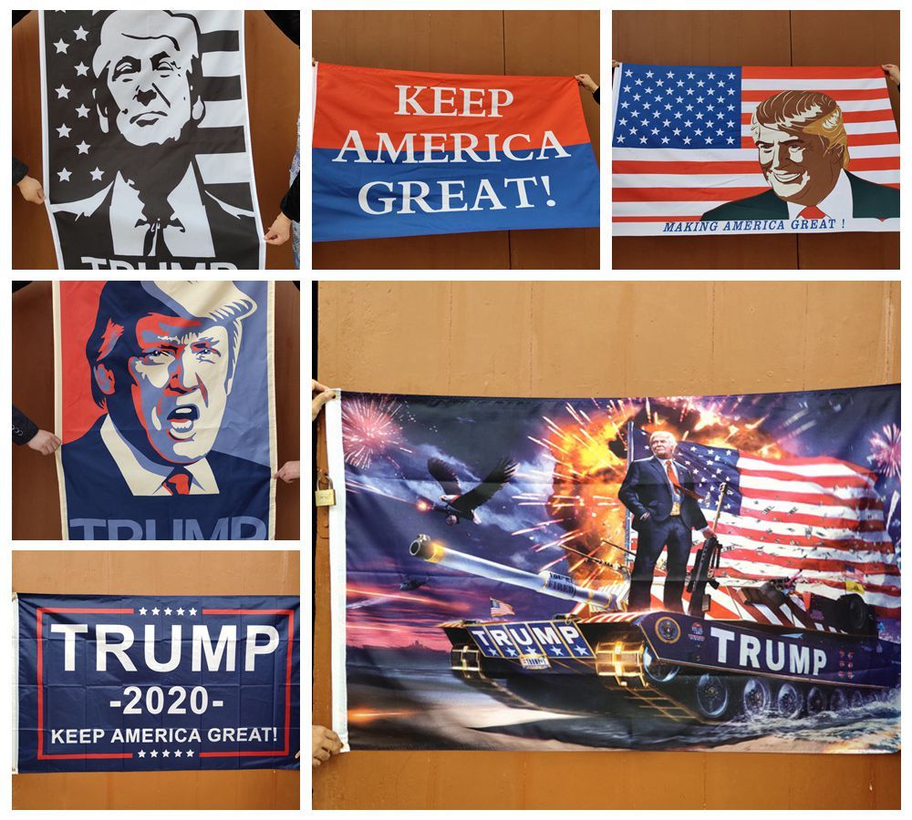RE-ELECT DONALD TRUMP 2020 Advertising Vinyl Banner Flag Sign Many Sizes