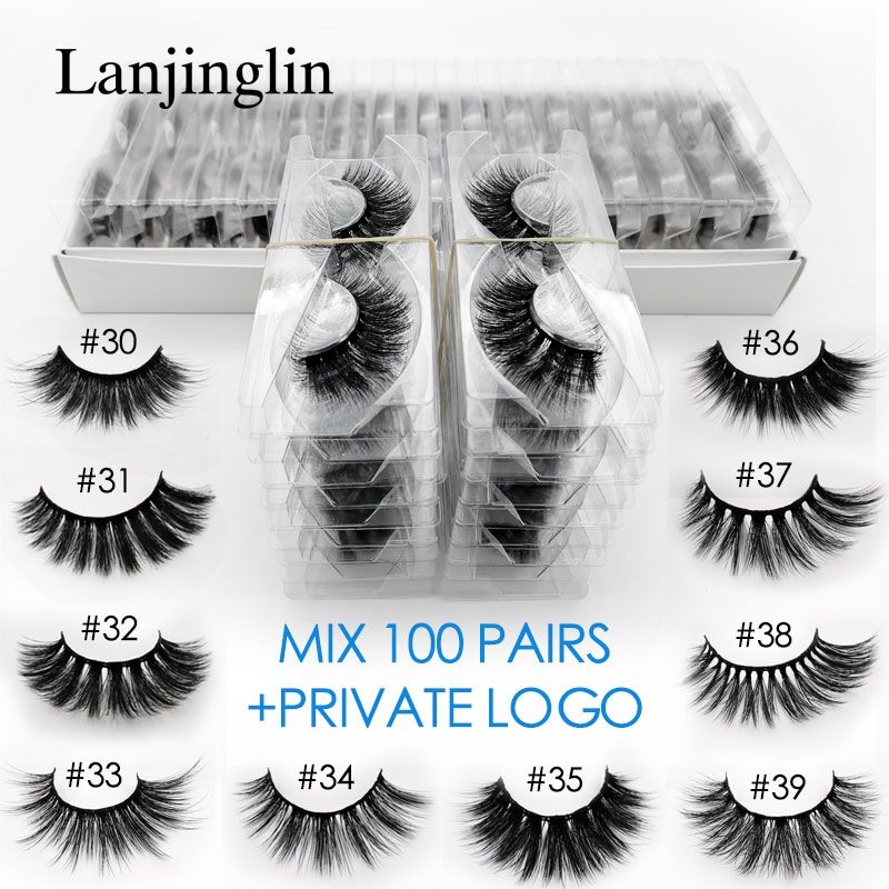 Lashes Mix100Pair med logotyp