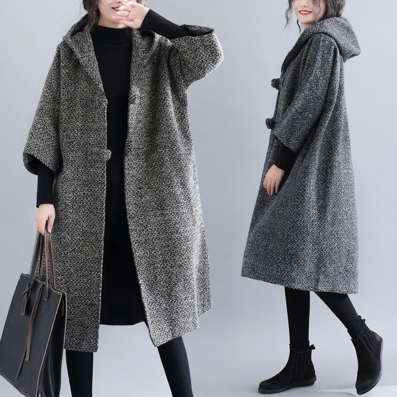 manteau long femme hiver laine