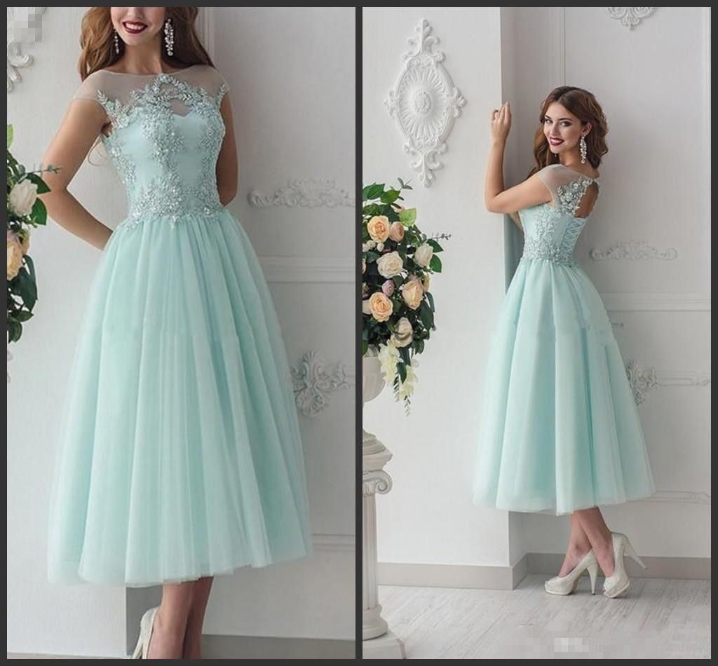 tea length junior bridesmaid dresses