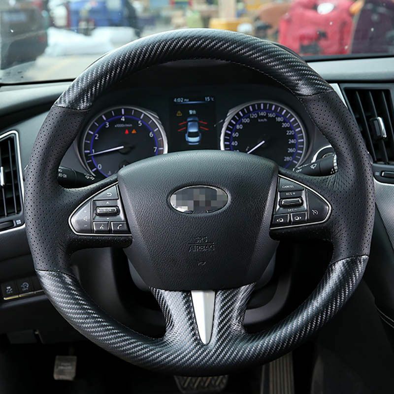 Hand Sewing Top Leather Carbon Fiber Steering Wheel Cover For Infiniti Q50 Large Covers From Chen331255 40 15 Dhgate Com - Custom Leather Steering Wheel Covers Australia Hand Sewing Top Leather Carbon Fiber Steering Wheel Cover For Infiniti Q50 Large Covers From Chen331255 40 15 Dhgate Com - Custom Leather Steering Wheel Covers Australia
