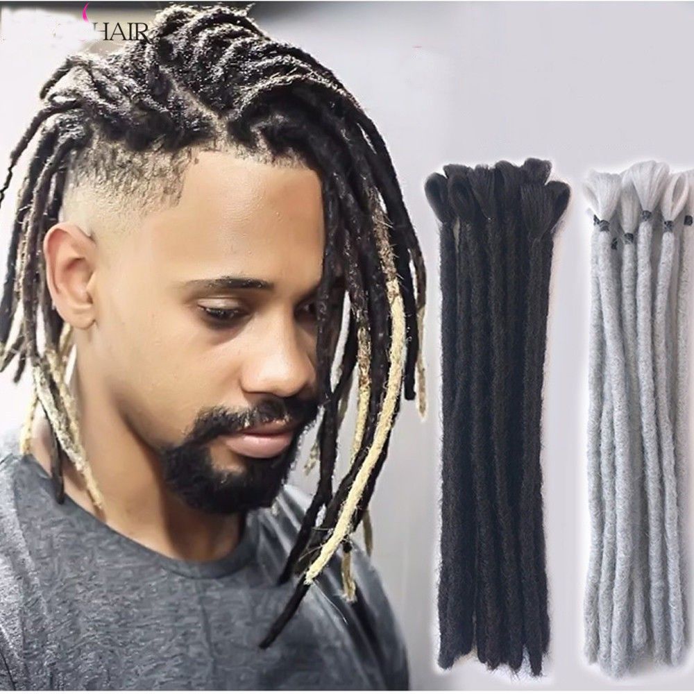 2019 Hot Selling 5stands12inch Mens Fashion Handmade Dreadlocks Crochet Reggae Hair Braids Hip Hop Style Soft Dreadlock Extensions From