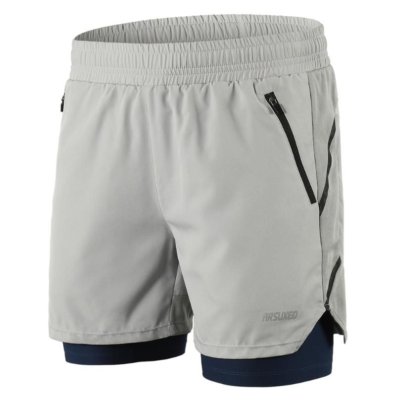 running shorts with cycling shorts