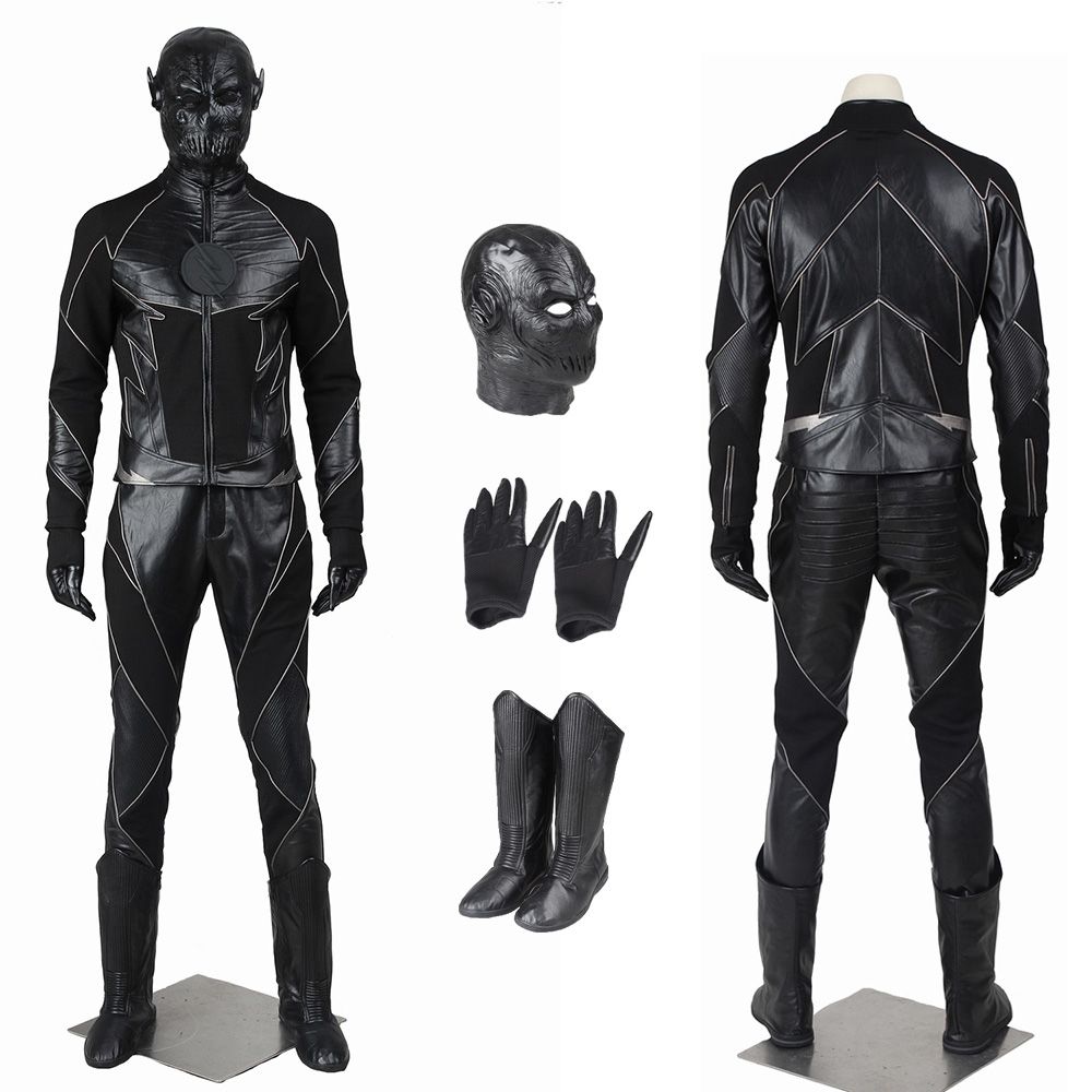 Traje De Zoom El Flash Temporada 3 De Cosplay Hunter Zolomon Full Set