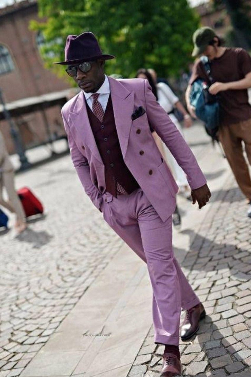 lavender suit jacket