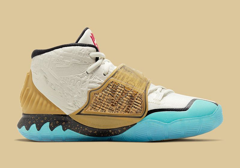 kyrie 6 black white sore dynamic yellow