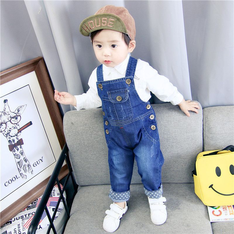 denim baby overalls