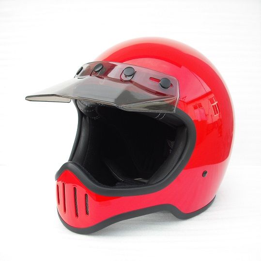 dirt bike helmet with visor