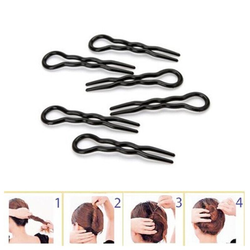 Professional Makeup Round Bun Maker Accessory Black Brown Hair