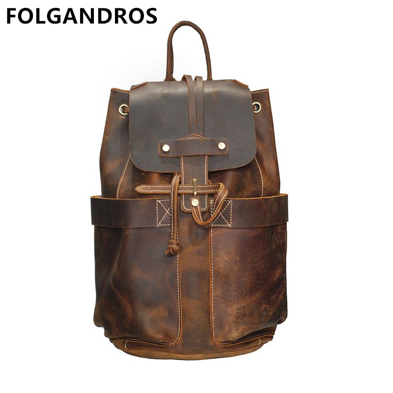drawstring bucket backpack