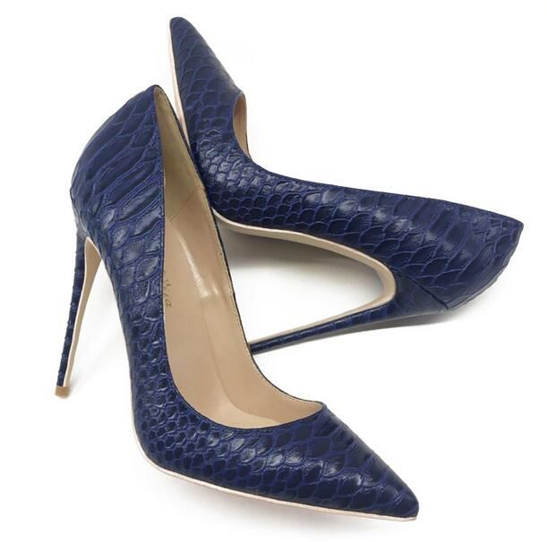 designer navy heels