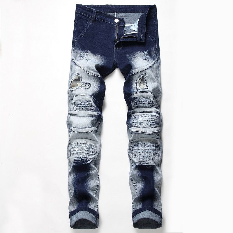 designer jeans with crosses on them