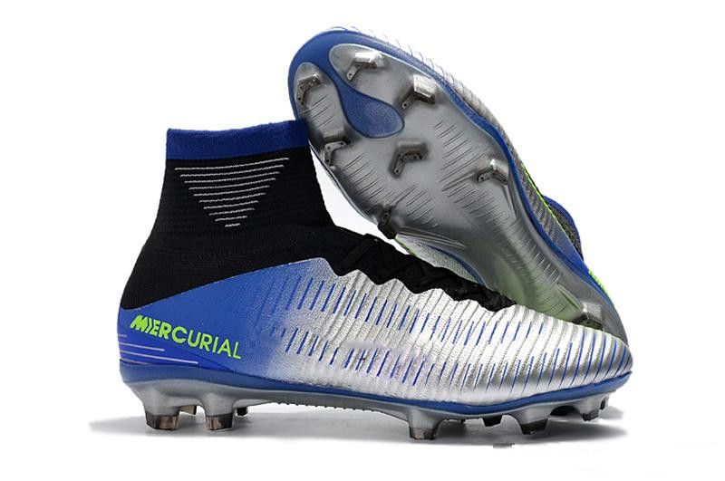 NIKE Botines de fútbol Rainbow Superfly V SX Neymar Zapatos de fútbol Cristiano Ronaldo de calidad superior Botas de