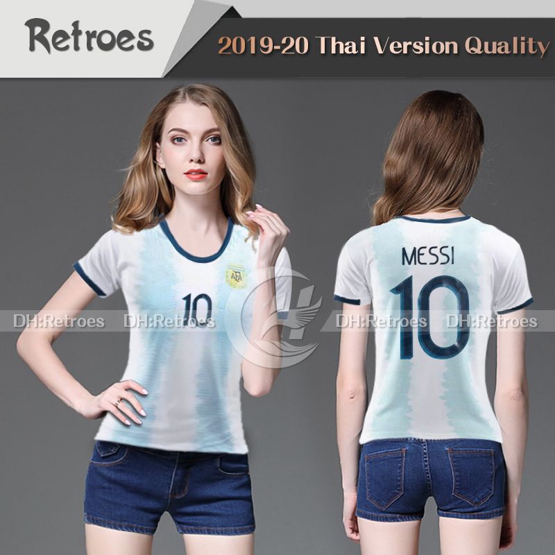 argentina women's soccer jersey