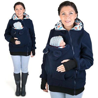 winter jacket with baby carrier
