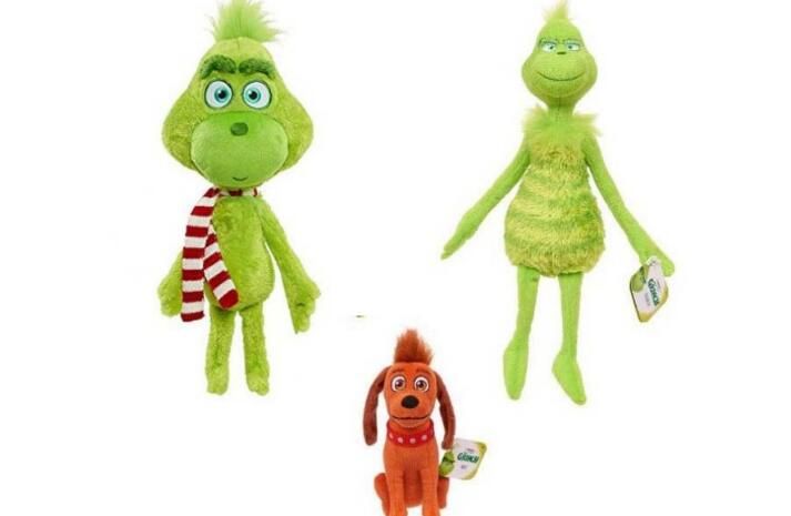 christmas grinch stuffed toy