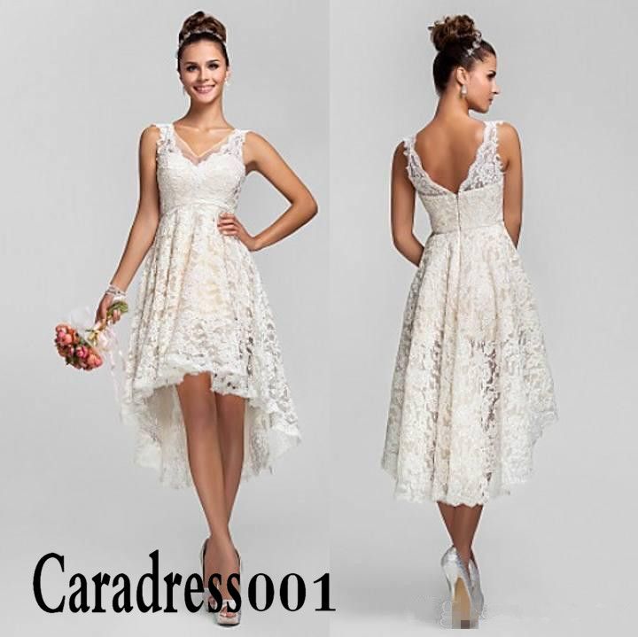 high low vintage wedding dresses