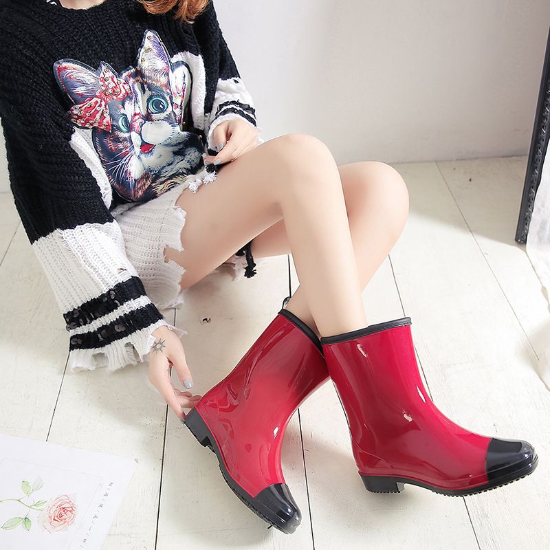 jelly rain boots