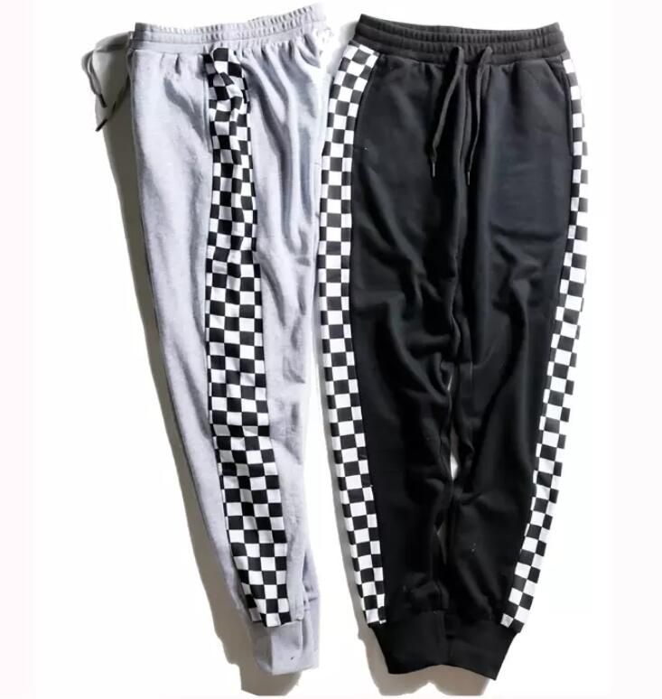 checkerboard joggers mens