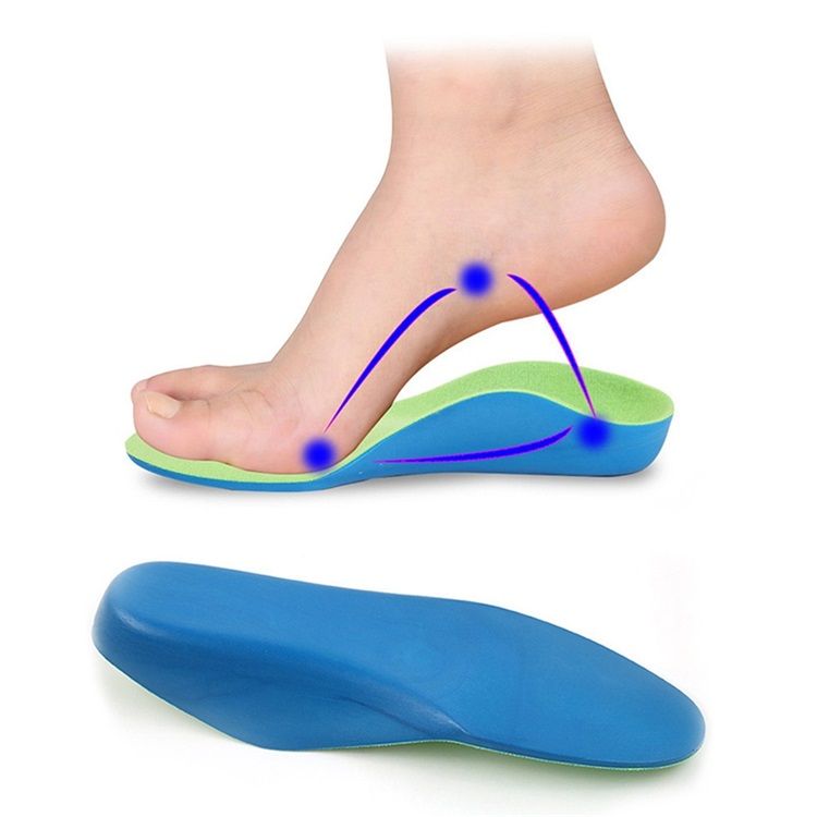 Flat Foot Arch Support Orthopedic Insoles Feet Care Breathable Shoes Pad CA