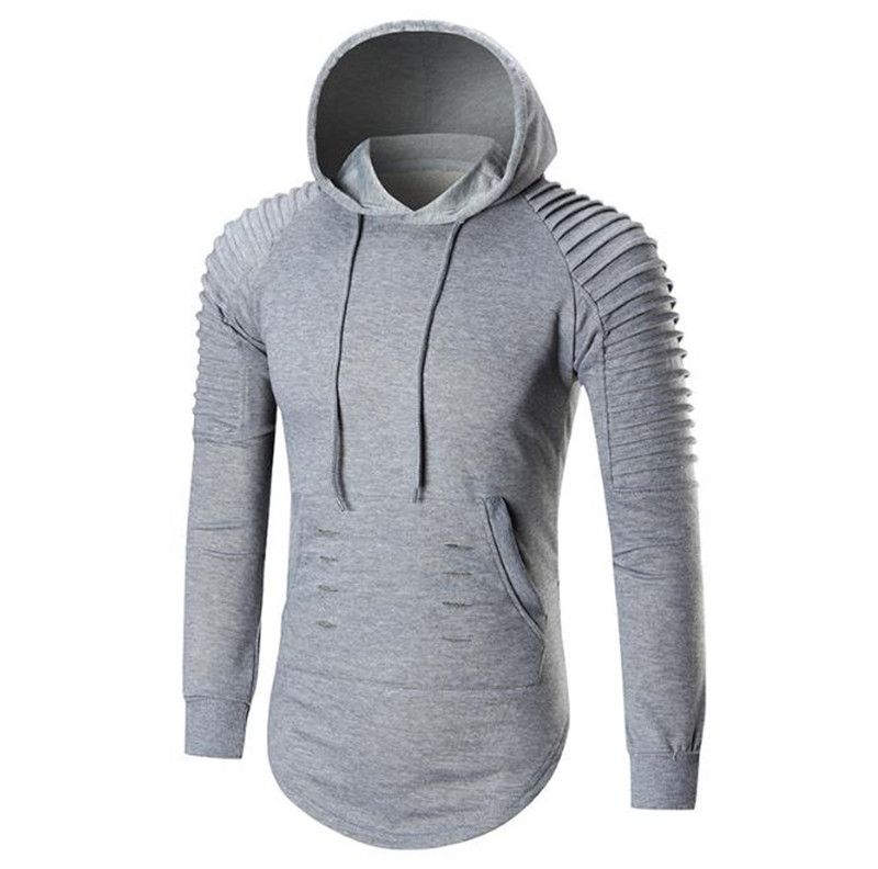 white ruched moletom com capuz