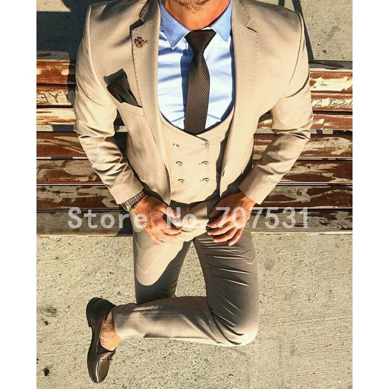 Traje chaqueta beige hombre Clearance