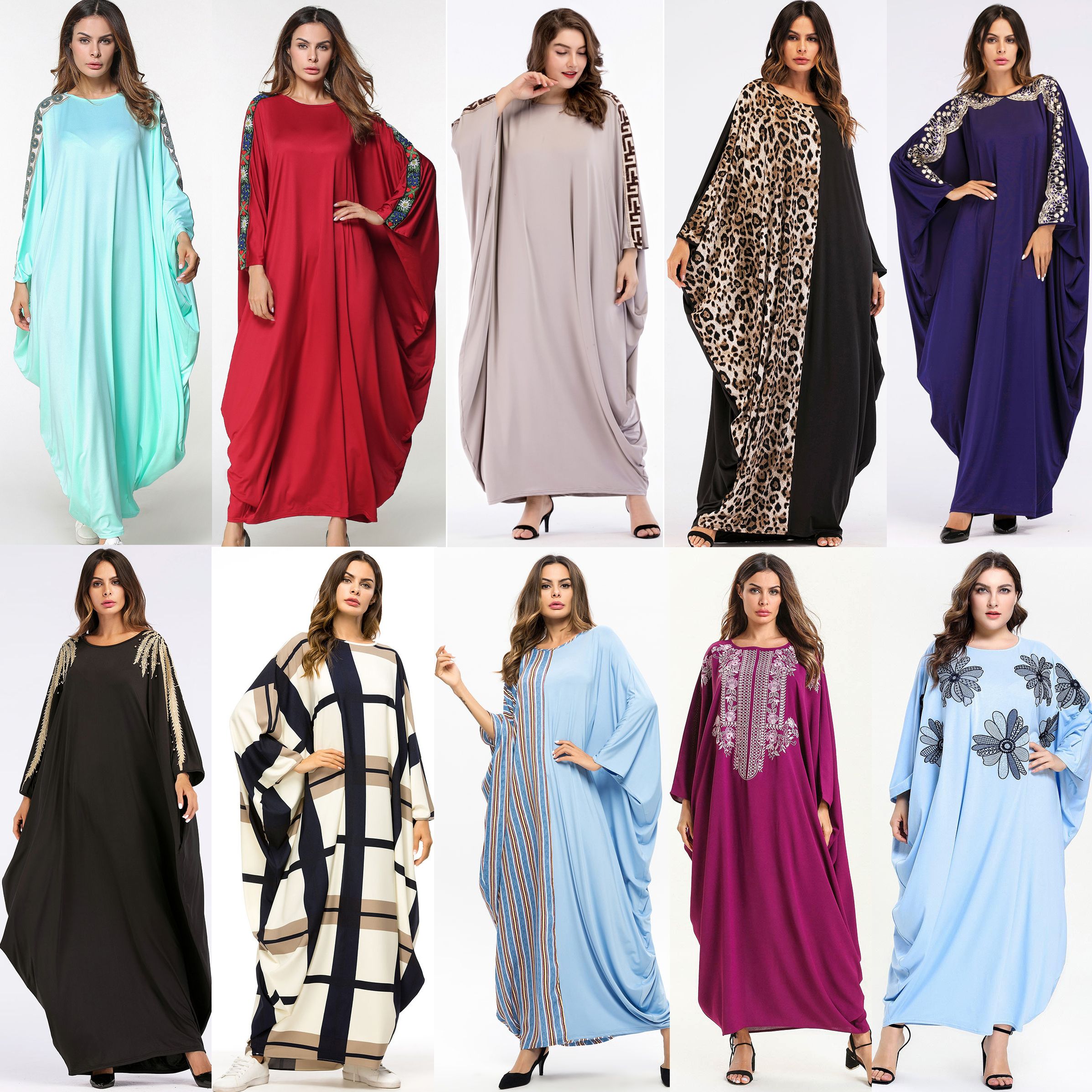 kaftan style dressing gowns