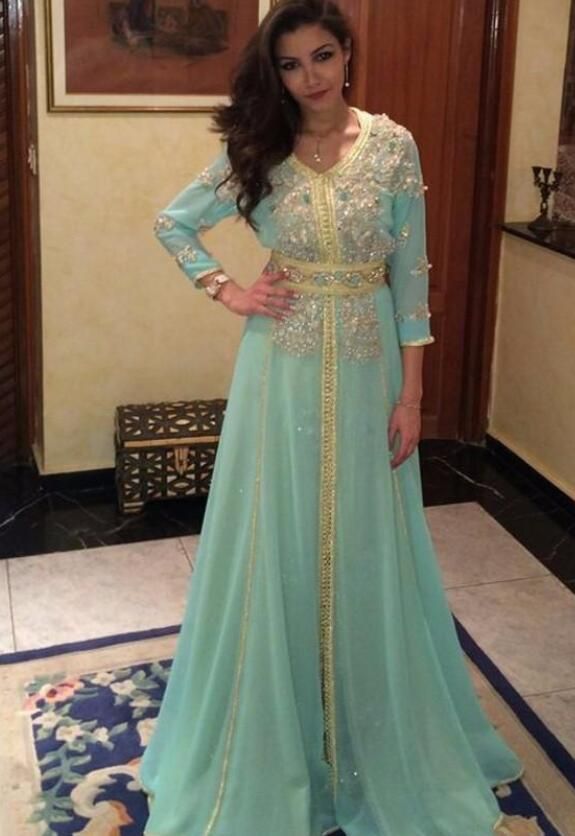 arabic kaftan evening dresses