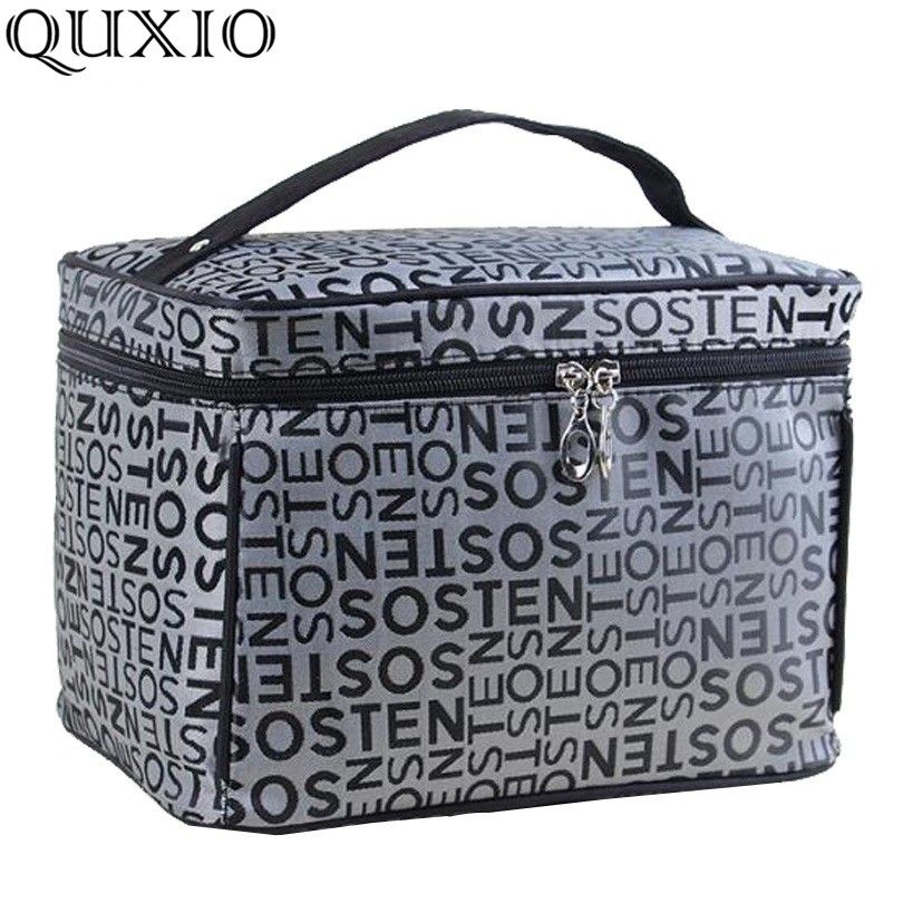 Compra Capacidad Extra Grande Mujer Bolsas De Cosméticos Gran Viaje Neceser  Patrón De La Letra Necesaria Maquillaje Organizador Bolsa De Almacenamiento  Barato | Entrega Rápida Y Calidad | Es.Dhgate